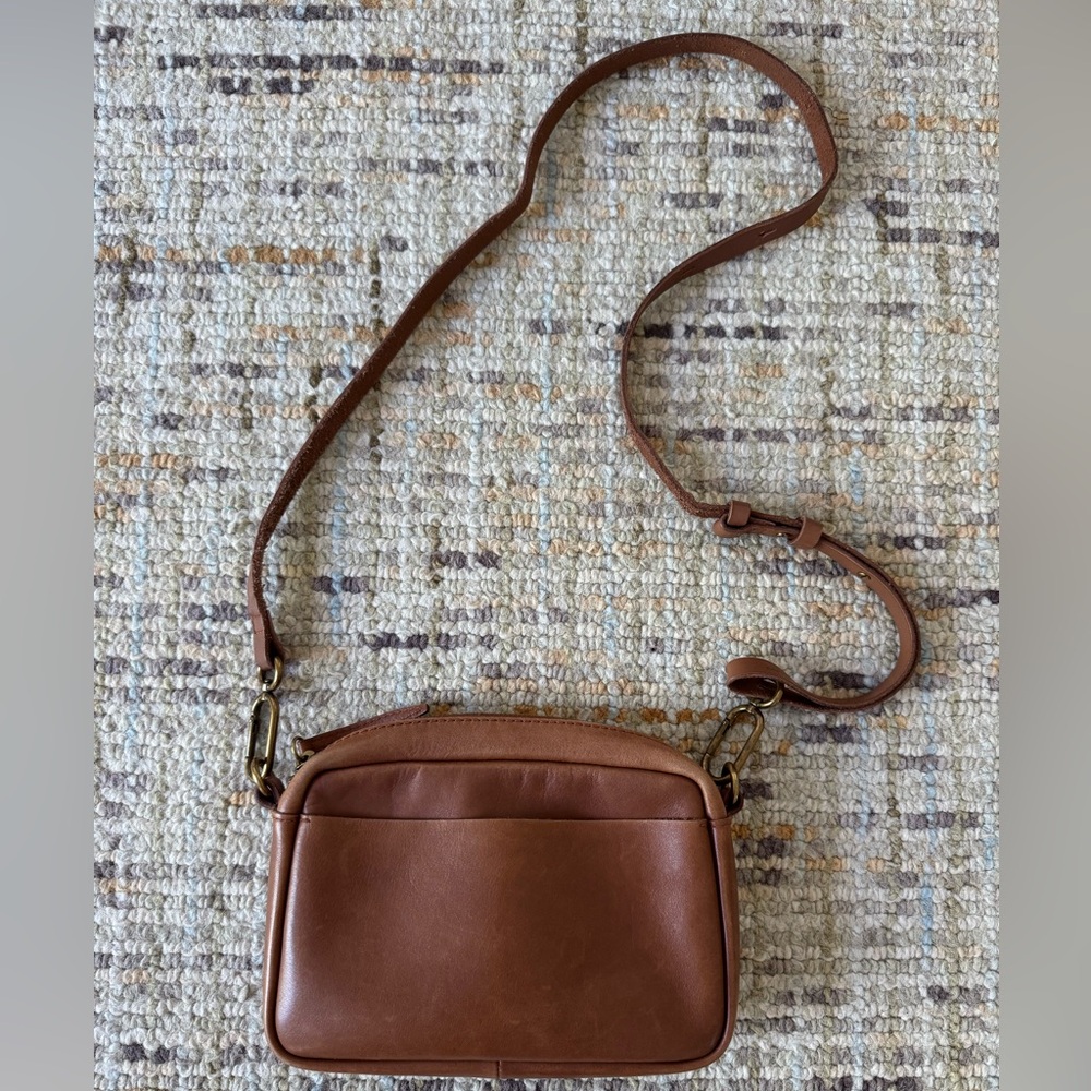 Madewell Brown Leather Crossbody Bag